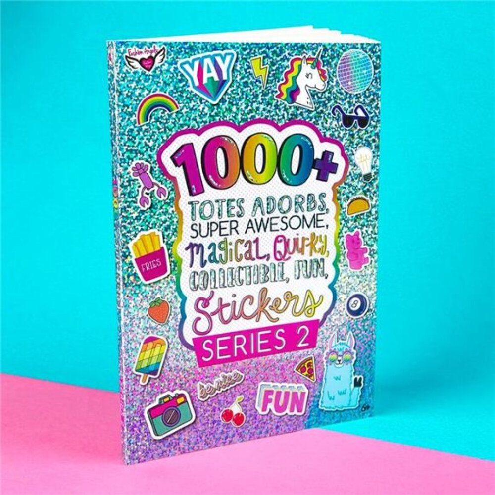 1000+ Cute Kids Stickers Book 40 Pages Scrapbook Planner Craft Reward Stickers